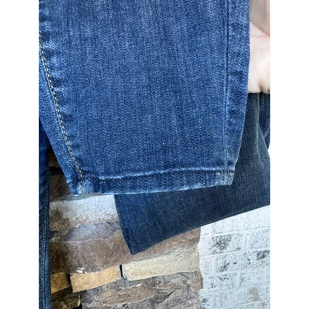 7 For All Mankind Gwenevere High Waist Ankle Skinny Jeans Dark Wash Sz 28x27 - Picture 3 of 7
